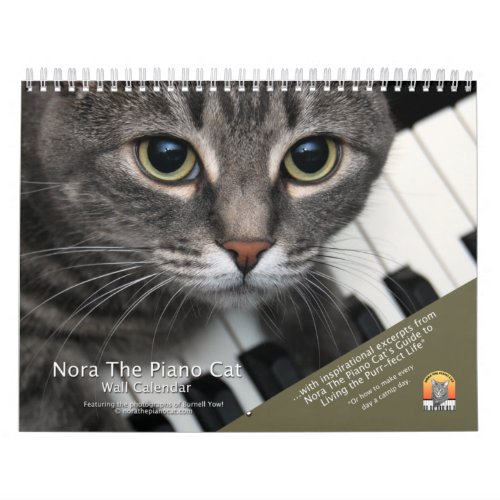 Nora The Piano Cat Calendar With Excerpts Calendar