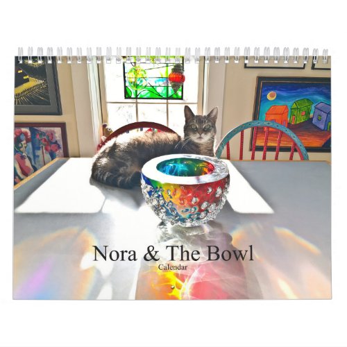 Nora The Piano Cat Nora  the Bowl Calendar