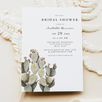 Norah - Bohemian Prickly Pear Cactus Watercolor