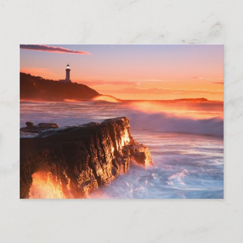 Norah Head Lighthouse  Soldiers Beach Australia Postcard