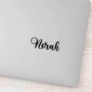 Norah Name - Handwritten Calligraphy Sticker