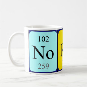 Norah periodic table name mug