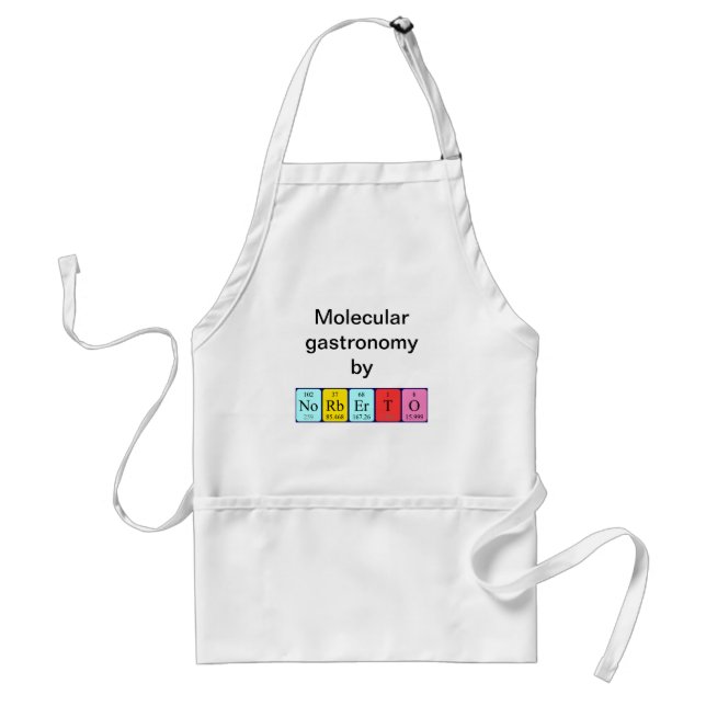 Norberto periodic table name apron (Front)