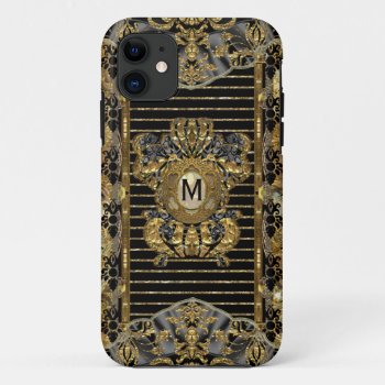 Norbury Margo Cool Striped Elegant Iphone 11 Case by LiquidEyes at Zazzle