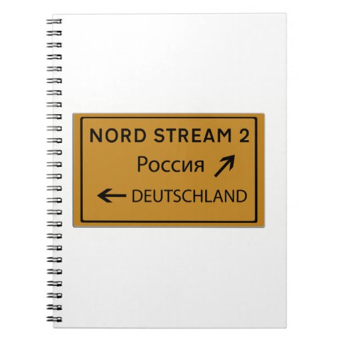 Nord stream 2 underwater gas pipeline running betw notebook