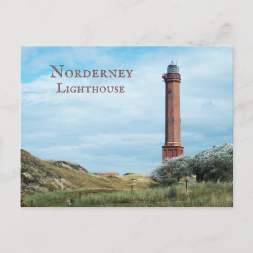 Norderney Lighthouse East Frisian Islands Germany Postcard