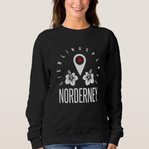 Norderney North Frisian Island Beach Lighthouse Sweatshirt