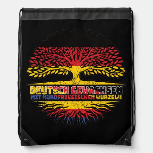 Nordfriesland Nordfriesisch Deutsch Deutschland Drawstring Bag