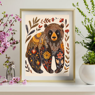 Nordic Abstract Geometric Poster (Matte) 15x19