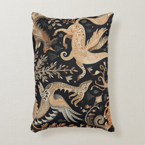 Nordic Animal Design Accent Pillow