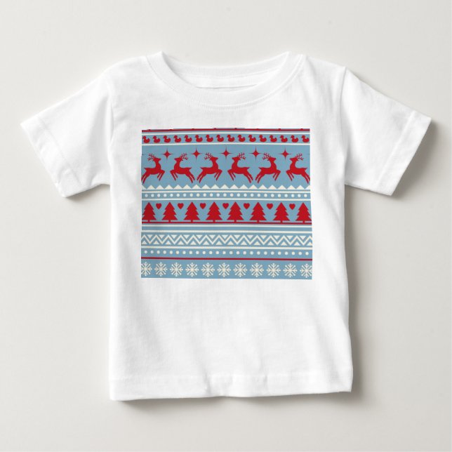 Nordic Baby Christmas Toddler Shirt – Scandinavian (Front)