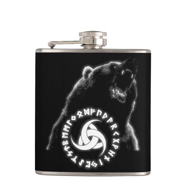 Nordic Bear Flask (Front)