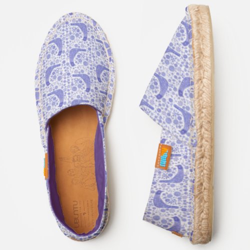 Nordic Bird Blue Espadrilles