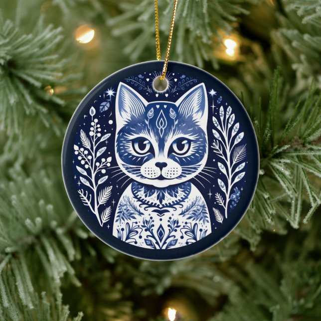 Nordic Cat Ornament (Tree)