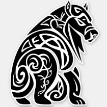 Nordic Celtic Knotwork Wild Boar