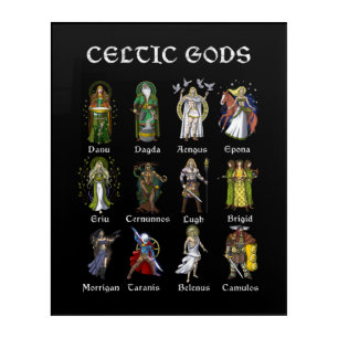 Nordic Celtic Mythology Gods Acrylic Print