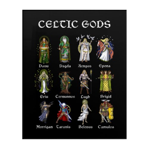 Nordic Celtic Mythology Gods Acrylic Print