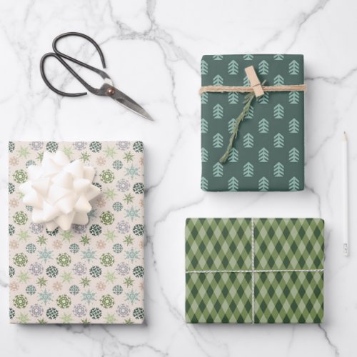 Nordic Christmas Classics Wrapping Paper Sheets 