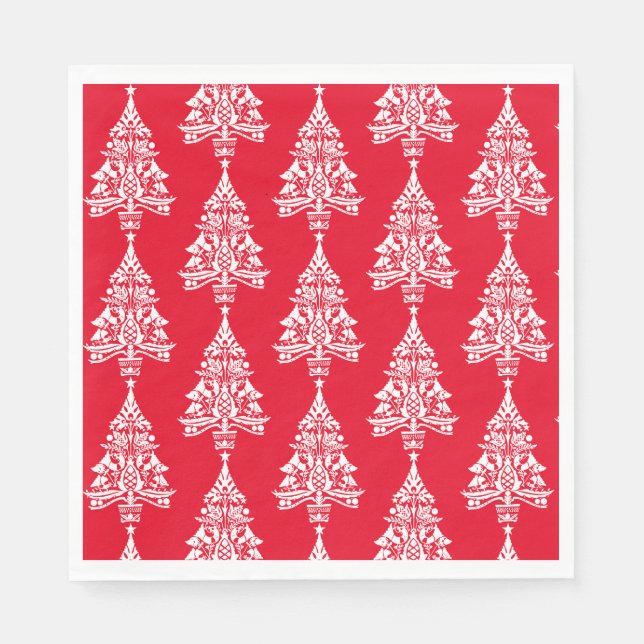 Nordic Christmas Decorations Napkins (Front)