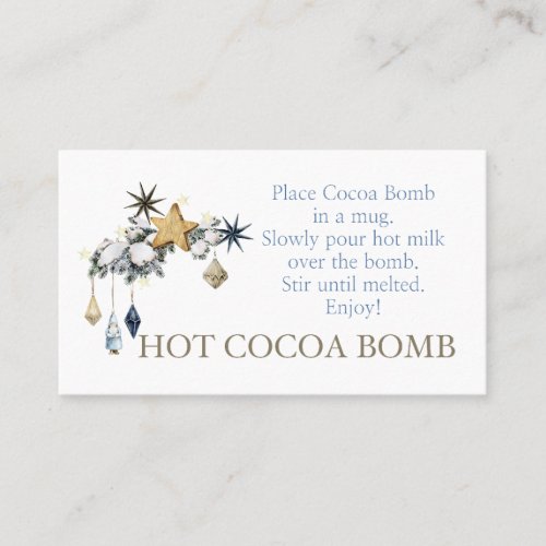 Nordic Christmas Hot cocoa bomb tags ToFrom tags