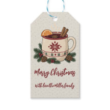 Nordic Christmas Mulled Wine Mug with Pine Holiday