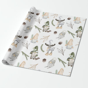 Nordic Christmas Pattern Wrapping Paper