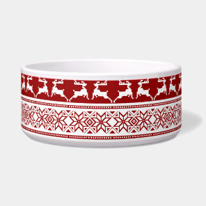 Nordic Christmas Scandinavian Reindeer Bowl