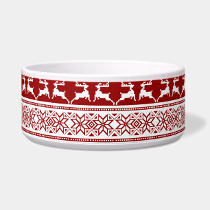 Nordic Christmas Scandinavian Reindeer Bowl