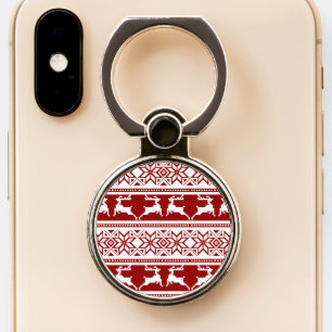 Nordic Christmas Scandinavian Reindeer Phone Ring Stand