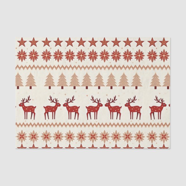 Nordic Christmas  Tissue Paper (Front)