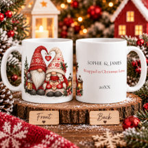 Nordic Christmas Tomte Couple Scandinavian Winter