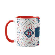 Nordic Christmas with Reindeer and Snowflakes