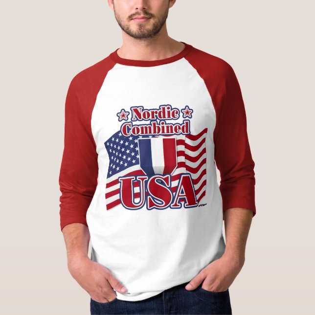 Nordic Combined USA T-Shirt (Front)