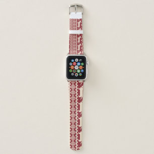 Nordic Dog: Quirky Illustration Pattern. Apple Watch Band