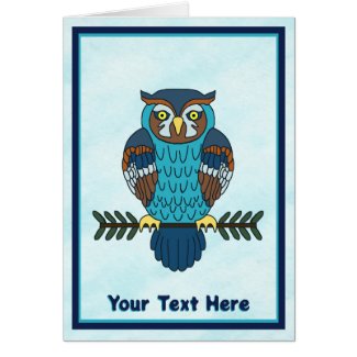 Nordic Folk Art Owl