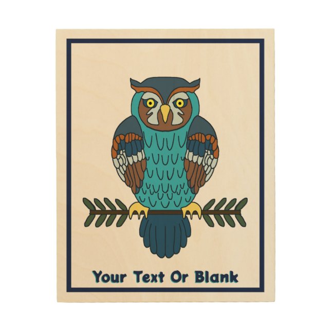 Nordic Folk Art Owl (Front)