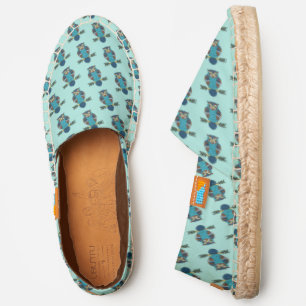 Nordic Folk Art Owl Espadrilles