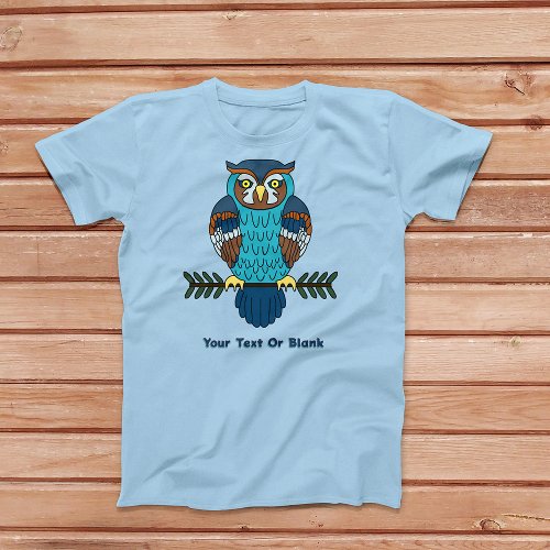 Nordic Folk Art Owl T_Shirt