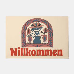 Nordic Folk Art, Personalize Floor Mat