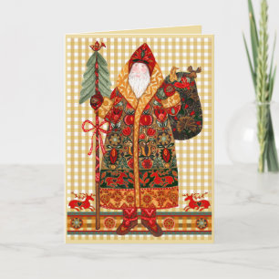 Nordic Folk Santa Card