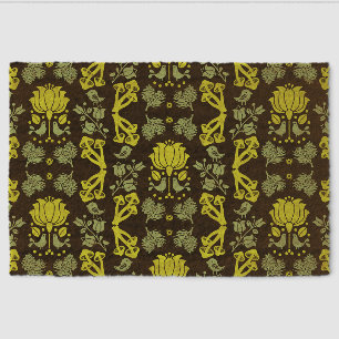Nordic Forest Mushroom Folk Art Fiber Doormat