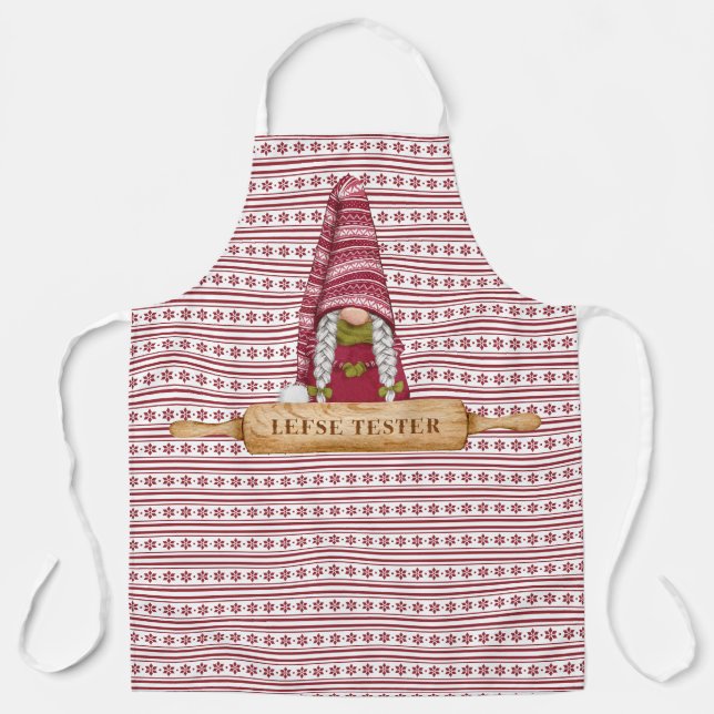 Nordic Gnome | Lefse Tester Apron (Front)