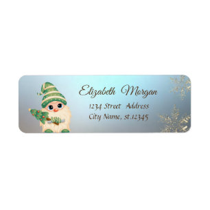 Nordic Gnome Snowflakes, Label