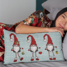 Nordic Gnomes Mistletoe Pattern