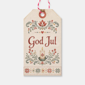 Nordic God Jul | Norwegian Christmas Gift Tags