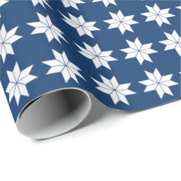 Nordic Holiday Star Wrapping Paper