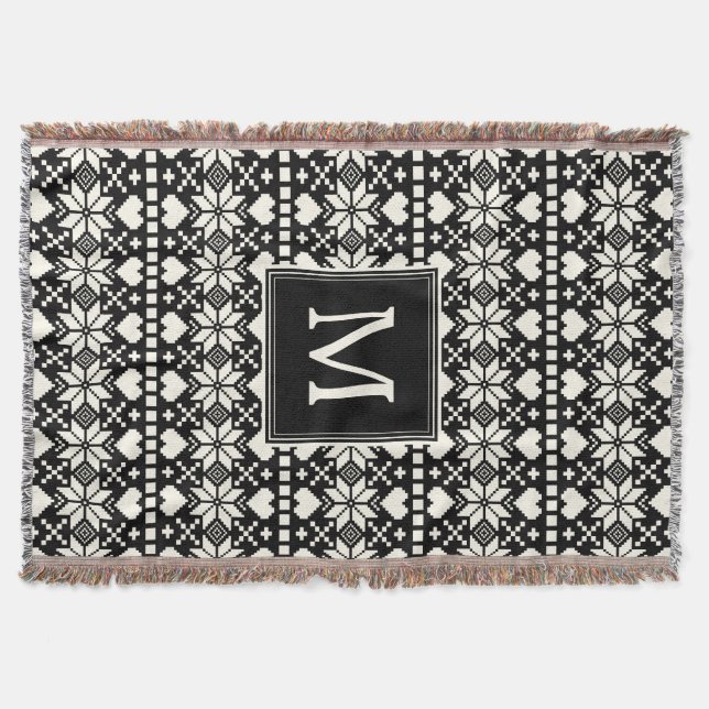 Nordic | Holiday Throw Blanket (Front)