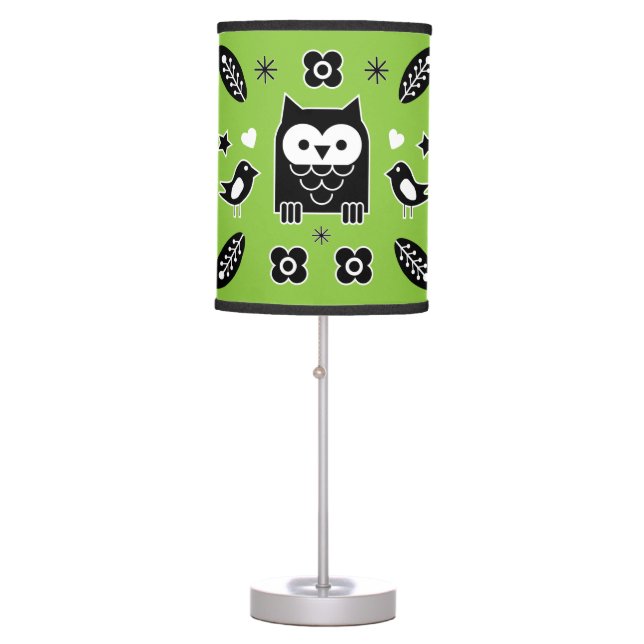 Nordic Horse Folk Art Gifts Table Lamp (Front)