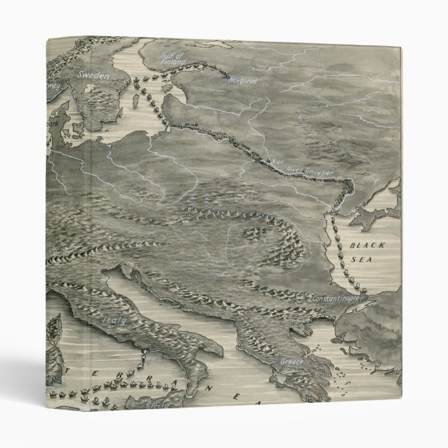 Nordic Invasions 3 Ring Binder (Front/Spine)