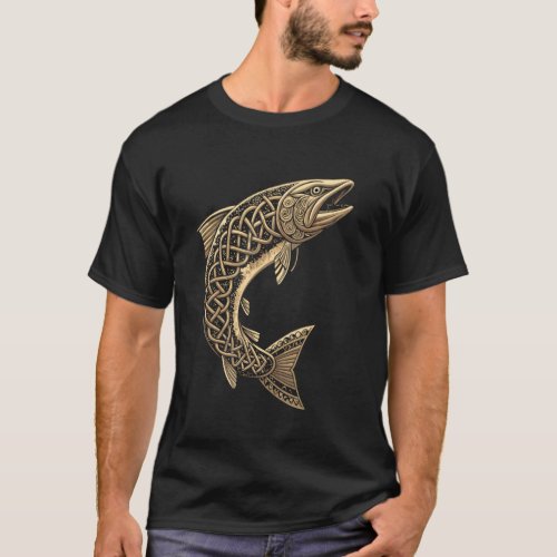 Nordic Knotwork Fish u2013 Norse & Viking Angler